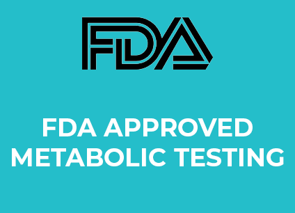 FDA APPROVED METABOLIC TESTING - You can’t get to where you want to be unless you know where you are.
We utilize FDA approved metabolic testing. In moments, you will have the exact measurement of the amount of food needed daily to achieve your goal FDA APPROVED METABOLIC TESTING - You can’t get to where you want to be unless you know where you are.
We utilize FDA approved metabolic testing. In moments, you will have the exact measurement of the amount of food needed daily to achieve your goal