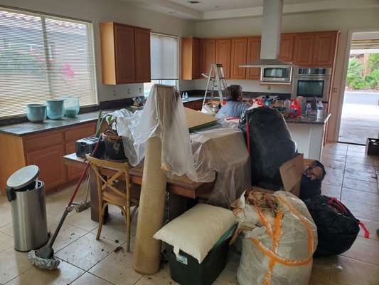 Junk removal - Cleaned up entire house and loaded to trailer for hauling. The kitchen left spotless ready to get back to every day living. Junk removal - Cleaned up entire house and loaded to trailer for hauling. The kitchen left spotless ready to get back to every day living.