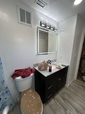 Small Bathroom Remodel - Just a small bathroom remodel we done for a happy customer. 😊