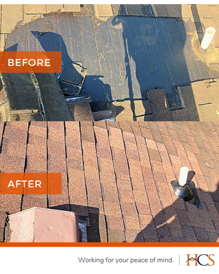 Roofing repair - Roofing issues do not have to be a problem for you anymore! We are ready to handle these problems for you. Check the before & after of one of our last roofing jobs in Virginia.

For more information schedule your free estimate today!