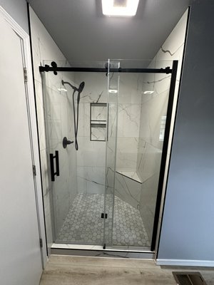 Master bathroom renovation - Here’s another master bathroom with updated fixtures. Master bathroom renovation - Here’s another master bathroom with updated fixtures.