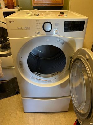 LG Dryer Not Starting? We Fixed It! - We recently repaired an LG dryer that wouldn’t start. After diagnosing the issue, we replaced the faulty thermal fuse, and now it’s working perfectly again. If your dryer isn’t starting, it might be due to a similar problem. Let us handle it and get your appliance back in top shape.