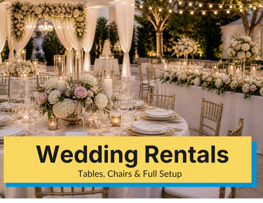 Elegant Wedding Rentals – Ceremonies & Receptions - Elegant wedding reception setup with tables, chairs & décor. Designed for seamless events in Los Angeles & Long Beach. Elegant Wedding Rentals – Ceremonies & Receptions - Elegant wedding reception setup with tables, chairs & décor. Designed for seamless events in Los Angeles & Long Beach.