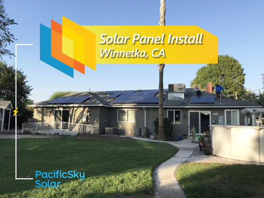 Solar Panel Installation - Winnetka, CA - Solar panel installation. Solar Panel Installation - Winnetka, CA - Solar panel installation.