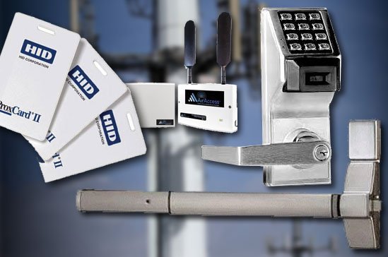 Proximity card reader access. - Alarm Lock Trilogy locks and key card access. When you want to control user access and make quick changes. This is an affordable way to have commercial grade locks at half the cost of other devices that use power supplies and wiring.
With Alarm Lock, there is no wiring, power supplies etc. The install is simple and the browser is easy to navigate when it comes to making changes to your system. Proximity card reader access. - Alarm Lock Trilogy locks and key card access. When you want to control user access and make quick changes. This is an affordable way to have commercial grade locks at half the cost of other devices that use power supplies and wiring.
With Alarm Lock, there is no wiring, power supplies etc. The install is simple and the browser is easy to navigate when it comes to making changes to your system.