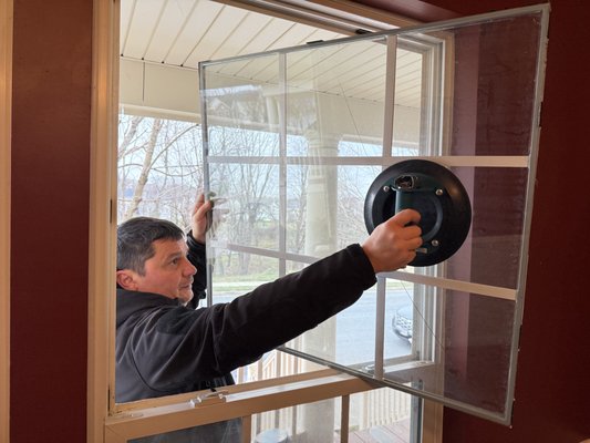 Comprehensive Glass Replacement - Broken, Cracked, and Shattered Solutions - This project involved replacing multiple glass panes with a variety of issues, including broken seals, cracked, shattered, and damaged glass caused by external impacts like stones. Our team meticulously assessed each window, ensuring we provided precise replacements to restore both functionality and appearance.
Instead of full window replacements, we offered a cost-effective solution by replacing only the damaged panes. This not only saved the homeowner a considerable amount of money but also brought back the beauty and energy efficiency of their windows. From removing shattered glass to addressing foggy panes with broken seals, our team ensured a flawless finish for every window.
The homeowner was delighted with the results and appreciated the attention to detail and professionalism throughout the process. If you have broken, cracked, or foggy glass, trust us to provide a seamless and affordable solution to restore your windows! Comprehensive Glass Replacement - Broken, Cracked, and Shattered Solutions - This project involved replacing multiple glass panes with a variety of issues, including broken seals, cracked, shattered, and damaged glass caused by external impacts like stones. Our team meticulously assessed each window, ensuring we provided precise replacements to restore both functionality and appearance.
Instead of full window replacements, we offered a cost-effective solution by replacing only the damaged panes. This not only saved the homeowner a considerable amount of money but also brought back the beauty and energy efficiency of their windows. From removing shattered glass to addressing foggy panes with broken seals, our team ensured a flawless finish for every window.
The homeowner was delighted with the results and appreciated the attention to detail and professionalism throughout the process. If you have broken, cracked, or foggy glass, trust us to provide a seamless and affordable solution to restore your windows!