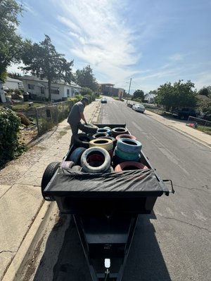 Tire removal/recycling - Midvale, Utah - These photos shows our team at PJ Junk Removal Utah handling the removal and recycling of 30 car tires.
We ensure these tires are recycled responsibly, contributing to the creation of new tires and other products. By choosing us, you not only save money but also support sustainable practices.
Contact us today for eco-friendly junk removal services!
#JunkRemoval #Recycling #Sustainability #PJRemovalUtah #EcoFriendly Tire removal/recycling - Midvale, Utah - These photos shows our team at PJ Junk Removal Utah handling the removal and recycling of 30 car tires.
We ensure these tires are recycled responsibly, contributing to the creation of new tires and other products. By choosing us, you not only save money but also support sustainable practices.
Contact us today for eco-friendly junk removal services!
#JunkRemoval #Recycling #Sustainability #PJRemovalUtah #EcoFriendly