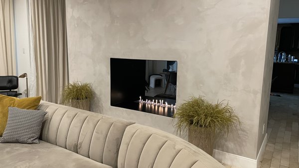 Interior Remodel - This house had damage caused from the ice storm having water intrusion through the fireplace, we transformed a single sided fireplace into a double sided ethanol fireplace improving efficiency and giving the sensation of a bigger space around the house all of this making sure there wouldn't be more water and safely removing all mold from affected areas.And of course adding warmth and luxury inside the home Interior Remodel - This house had damage caused from the ice storm having water intrusion through the fireplace, we transformed a single sided fireplace into a double sided ethanol fireplace improving efficiency and giving the sensation of a bigger space around the house all of this making sure there wouldn't be more water and safely removing all mold from affected areas.And of course adding warmth and luxury inside the home