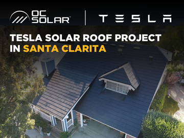 Tesla Solar Roof Installation - Santa Clarita Valley - This project showcases cutting-edge solar technology seamlessly integrated with modern design, creating a home that is both energy-efficient and visually stunning. Our Tesla Solar Roof is engineered for homeowners who value sustainable living, reduced energy costs, and enhanced curb appeal. With precision craftsmanship and state-of-the-art technology, we transform homes into eco-friendly sanctuaries that blend renewable energy with luxurious aesthetics. Discover how our solar installations not only elevate property values but also contribute to a greener future! Contact OC Solar at 949-427-8817 for a free estimate! Tesla Solar Roof Installation - Santa Clarita Valley - This project showcases cutting-edge solar technology seamlessly integrated with modern design, creating a home that is both energy-efficient and visually stunning. Our Tesla Solar Roof is engineered for homeowners who value sustainable living, reduced energy costs, and enhanced curb appeal. With precision craftsmanship and state-of-the-art technology, we transform homes into eco-friendly sanctuaries that blend renewable energy with luxurious aesthetics. Discover how our solar installations not only elevate property values but also contribute to a greener future! Contact OC Solar at 949-427-8817 for a free estimate!