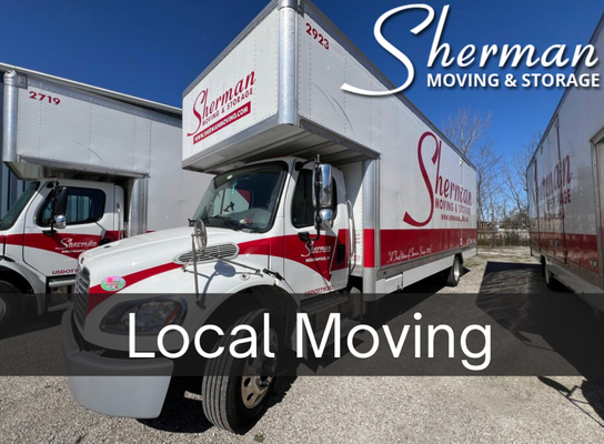 Local Moving - Trust Sherman Moving & Storage to handle your next move! Local Moving - Trust Sherman Moving & Storage to handle your next move!