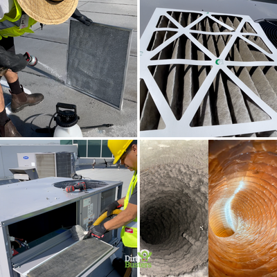 Air Duct Cleaning - Vans Shoe Warehouse - Hired to inspect, clean, and sanitize the HVAC system at the Vans Shoes Warehouse - 10,000 sqft
