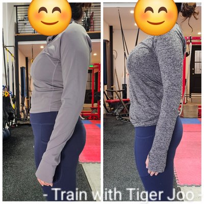 Before & After - I wish to present very realistic results from my training. All photos displayed are results from clients who trained with me 20 sessions or less. By coming to me only twice a week, for 20 sessions or less, you can see the following results.