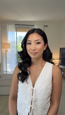 Soft Glam Makeup – Los Angeles - Bridal soft glam makeup and hairstyling designed for a flawless, long-lasting finish.
Focused on enhancing natural beauty with a soft, elegant glow perfect for weddings, photoshoots, and special events.
Available for on-location services and private appointments across Orange County, Los Angeles, and San Diego. Soft Glam Makeup – Los Angeles - Bridal soft glam makeup and hairstyling designed for a flawless, long-lasting finish.
Focused on enhancing natural beauty with a soft, elegant glow perfect for weddings, photoshoots, and special events.
Available for on-location services and private appointments across Orange County, Los Angeles, and San Diego.
