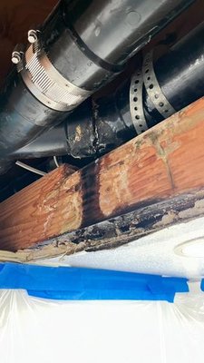 Cracked Pipe Repair - Repair of a cracked pipe that was causing water leakage, water damage and mold damage to the ceiling. Remember, No clog is too big, no leak is too small, we tackle it all!!🛠👨🏻🔧💦 Cracked Pipe Repair - Repair of a cracked pipe that was causing water leakage, water damage and mold damage to the ceiling. Remember, No clog is too big, no leak is too small, we tackle it all!!🛠👨🏻🔧💦