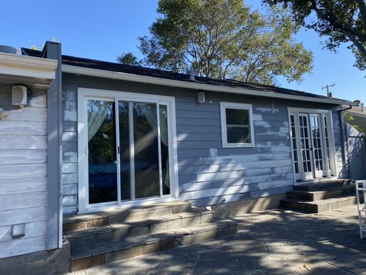 Beautiful navy color. - We repainted this lovely home in San Rafael. Customer and us loved how it turned out. Beautiful navy color. - We repainted this lovely home in San Rafael. Customer and us loved how it turned out.