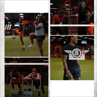 Brief snapshot of training - Here's a quick look at our training sessions: a blend of boxing, weight loss exercises, and more, designed for real results. Each workout is tailored to challenge the body and mind, pushing towards personal bests. It's fitness with purpose—building strength, confidence, and resilience. Join us in redefining limits and achieving goals together.