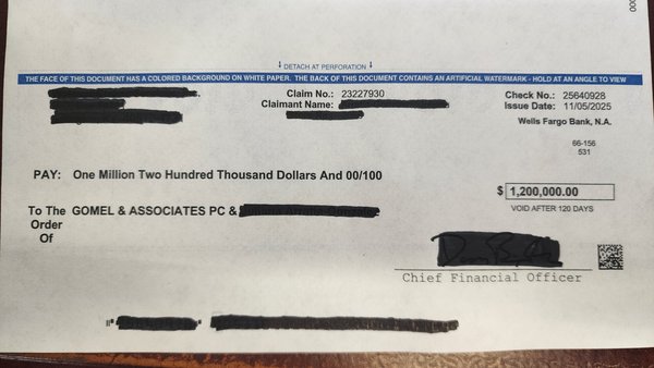 Settlement - Recientemente resolvimos un caso de un cliente por una caída en una tienda por 1,2 millones de dólares.