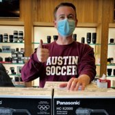 All smiles (under masks) from Austin High.