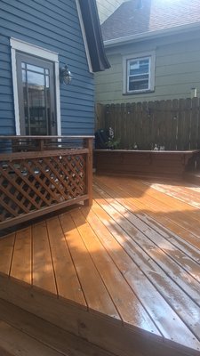 Deck Restoration & Wood Replacement: Safe & Beautiful Outdoor Living in Belleville, WI - At GREENSCAPE CREATIONS, based in Belleville, WI, we specialize in revitalizing outdoor spaces, ensuring they are both safe and stunning. This project highlights a complete deck restoration and wood replacement for a valued client right here in Belleville.
Their existing deck had significant weather damage and rotted boards, posing a safety concern and detracting from their home's beauty. Our expert team carefully identified and replaced all compromised wood, ensuring the structural integrity and longevity of the deck. For the remaining sound planks, we skillfully sanded and flipped them to expose fresh wood, followed by a professional stain and seal application. This process not only revitalized the deck's appearance but also provided superior protection against Wisconsin's harsh weather.
The result is a beautifully refurbished, safe, and durable deck – perfect for enjoying outdoor living in Belleville and across Dane County. If your deck needs a refresh, repair, or a full rebuild in Verona, Oregon, or surrounding areas, trust GREENSCAPE CREATIONS for quality craftsmanship and a seamless experience. Let us transform your backyard into an inviting extension of your home Deck Restoration & Wood Replacement: Safe & Beautiful Outdoor Living in Belleville, WI - At GREENSCAPE CREATIONS, based in Belleville, WI, we specialize in revitalizing outdoor spaces, ensuring they are both safe and stunning. This project highlights a complete deck restoration and wood replacement for a valued client right here in Belleville.
Their existing deck had significant weather damage and rotted boards, posing a safety concern and detracting from their home's beauty. Our expert team carefully identified and replaced all compromised wood, ensuring the structural integrity and longevity of the deck. For the remaining sound planks, we skillfully sanded and flipped them to expose fresh wood, followed by a professional stain and seal application. This process not only revitalized the deck's appearance but also provided superior protection against Wisconsin's harsh weather.
The result is a beautifully refurbished, safe, and durable deck – perfect for enjoying outdoor living in Belleville and across Dane County. If your deck needs a refresh, repair, or a full rebuild in Verona, Oregon, or surrounding areas, trust GREENSCAPE CREATIONS for quality craftsmanship and a seamless experience. Let us transform your backyard into an inviting extension of your home