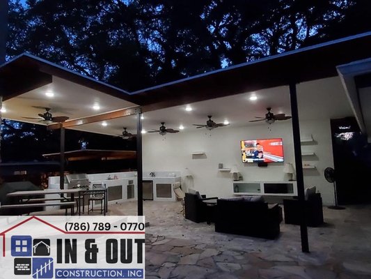 PERGOLAS*SHEDS*OUTDOOR KITCHEN - In&Out All Access Systems designs and installs beautiful backyard pergolas to enhance and expand your outdoor living space. Choose from aluminum, metal or wood, in stock designs, or commission a custom made pergola that perfectly suits your backyard. Our craftsmen have years of experience in custom welding and metal fabrication, and can create a stunning pergola that will become the center of your backyard oasis.
Pergola Uses
Pergolas make a great addition to any outdoor living space, and are customizable based on the size of your yard and how you plan to use them. Some ideas include:
Traditional open lattice roof pergola for dining and seating areas
Open roof pergolas with partial sun shades or climbing vines to provide shade
Covered pergolas for shade and protection from weather
Covered pergolas with roof vents to protect outdoor kitchens while letting smoke out
Open or covered pergolas over spas and hot tubs
Every pergola project starts with a free in-home estimate where we will evaluate your backyard, listen to your wishes, and help you decide on the best size, style and material for your needs and budget.
Why Choose In & Out All Access Systems
Licensed and insured
100% satisfaction guaranteed
Free in-home inspection and estimates
Experienced designers, installers and craftsmen
Materials and solutions for every need and budget PERGOLAS*SHEDS*OUTDOOR KITCHEN - In&Out All Access Systems designs and installs beautiful backyard pergolas to enhance and expand your outdoor living space. Choose from aluminum, metal or wood, in stock designs, or commission a custom made pergola that perfectly suits your backyard. Our craftsmen have years of experience in custom welding and metal fabrication, and can create a stunning pergola that will become the center of your backyard oasis.
Pergola Uses
Pergolas make a great addition to any outdoor living space, and are customizable based on the size of your yard and how you plan to use them. Some ideas include:
Traditional open lattice roof pergola for dining and seating areas
Open roof pergolas with partial sun shades or climbing vines to provide shade
Covered pergolas for shade and protection from weather
Covered pergolas with roof vents to protect outdoor kitchens while letting smoke out
Open or covered pergolas over spas and hot tubs
Every pergola project starts with a free in-home estimate where we will evaluate your backyard, listen to your wishes, and help you decide on the best size, style and material for your needs and budget.
Why Choose In & Out All Access Systems
Licensed and insured
100% satisfaction guaranteed
Free in-home inspection and estimates
Experienced designers, installers and craftsmen
Materials and solutions for every need and budget