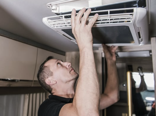 Air Conditioning Repair - A properly functioning air conditioning system keeps your RV comfortable, especially during hot summer months. Air conditioning repair includes diagnosing issues with refrigerant levels, fans, and compressor performance to ensure your system operates efficiently. Neglecting this system can lead to discomfort and costly replacements. With our expertise, we restore your AC’s performance and extend its lifespan, so you stay cool no matter the destination. Air Conditioning Repair - A properly functioning air conditioning system keeps your RV comfortable, especially during hot summer months. Air conditioning repair includes diagnosing issues with refrigerant levels, fans, and compressor performance to ensure your system operates efficiently. Neglecting this system can lead to discomfort and costly replacements. With our expertise, we restore your AC’s performance and extend its lifespan, so you stay cool no matter the destination.