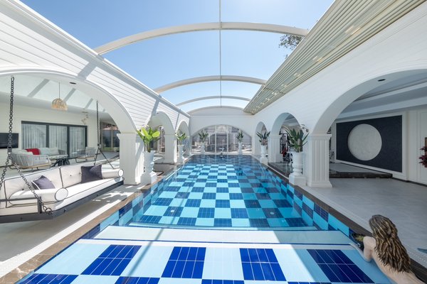 Residential Arched Vinyl Pergola Pool Project - Dream, Dive, and Discover the Elegance of Luxurio’s Arched Vinyl Pergola! 🏊♂️✨ Elevate your indoor pool experience to new heights with our stunning pergola, designed to frame your aquatic oasis in timeless style.
We transformed our client's outdoor pool into a versatile oasis with our custom-designed Arched Vinyl Pergola. Now, they can seamlessly transition their pool area into an indoor retreat when the weather doesn't cooperate. Our client is truly amazed by the functionality, comfort, and style our work has brought to their outdoor space. It's a game-changer that exceeds their expectations and our client couldn’t be happier. Residential Arched Vinyl Pergola Pool Project - Dream, Dive, and Discover the Elegance of Luxurio’s Arched Vinyl Pergola! 🏊♂️✨ Elevate your indoor pool experience to new heights with our stunning pergola, designed to frame your aquatic oasis in timeless style.
We transformed our client's outdoor pool into a versatile oasis with our custom-designed Arched Vinyl Pergola. Now, they can seamlessly transition their pool area into an indoor retreat when the weather doesn't cooperate. Our client is truly amazed by the functionality, comfort, and style our work has brought to their outdoor space. It's a game-changer that exceeds their expectations and our client couldn’t be happier.