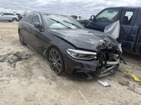 Accident Pickup - The vehicles was recovered after being involved in a collision with 3 other vehicles.