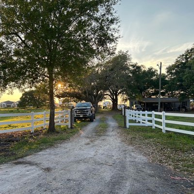900’ Ranch Rails - The owners of this property wanted to replace their old dilapidated wooden Ranch Rail fence with a new and bright fence. 900’ Ranch Rails - The owners of this property wanted to replace their old dilapidated wooden Ranch Rail fence with a new and bright fence.