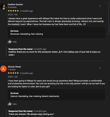 Check Out some of My Google Reviews - Check Out some of My Google Reviews Check Out some of My Google Reviews - Check Out some of My Google Reviews