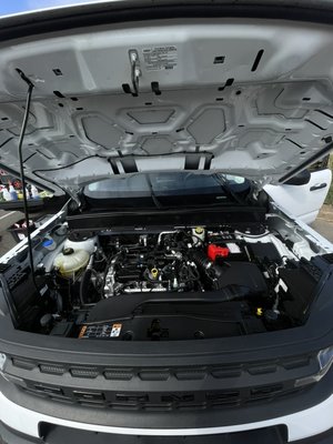 Engine cleaning - Most people don’t think to clean the engine, but it’s just as important! Shown in the before the engine looks dusty and dull in the after photo you can see it’s polished and looks brand new!