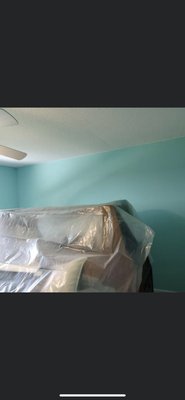 Interior painting - This was a bedroom the customer wanted to update the color in the room.
