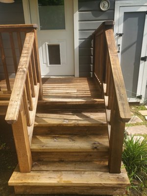 No matter the age of your wood structure, it needs to be protected. - Thank you, Mrs. Padgett for sending me these pictures.
It was a pleasure working with you. No matter the age of your wood structure, it needs to be protected. - Thank you, Mrs. Padgett for sending me these pictures.
It was a pleasure working with you.