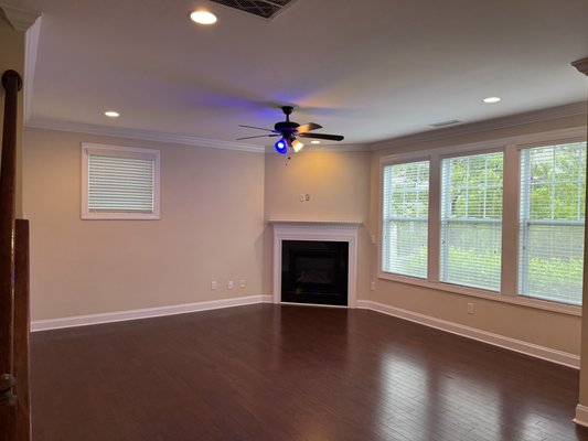 Repaint and Floor Polish - We were able to repaint this whole house as well as provide a floor redo. We had fun sanding, staining and glossing this beauty. Repaint and Floor Polish - We were able to repaint this whole house as well as provide a floor redo. We had fun sanding, staining and glossing this beauty.