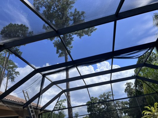 20x20 roof rescreen - New 20x20 screen roof 20x20 roof rescreen - New 20x20 screen roof