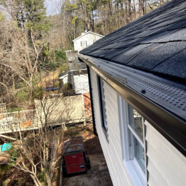 Before and After Single Family Home - Before and After. Let us repair your gutters! Call Now