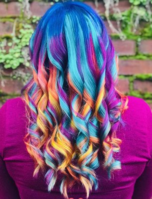 Hair Portfolio by Braxton - This portfolio is a sneak peek of our new Vivids Color Specialist available for appointment bookings October 1st!
This stylist is a 16 year experienced Vivids Color Specialist with a love for fades, mullets, and shags! Most Vivids Services take between 4 and 7 hours, range from $350-$600 with gratuity included and may be performed quietly at the stylist or clients discretion. Vivids Services are performed using a wide array of fashion colors and include a complimentary haircut and a take home starter kit of Color Protecting Shampoo and Conditioner from Luxury Haircare Line RnCo Bleu. Hair Portfolio by Braxton - This portfolio is a sneak peek of our new Vivids Color Specialist available for appointment bookings October 1st!
This stylist is a 16 year experienced Vivids Color Specialist with a love for fades, mullets, and shags! Most Vivids Services take between 4 and 7 hours, range from $350-$600 with gratuity included and may be performed quietly at the stylist or clients discretion. Vivids Services are performed using a wide array of fashion colors and include a complimentary haircut and a take home starter kit of Color Protecting Shampoo and Conditioner from Luxury Haircare Line RnCo Bleu.