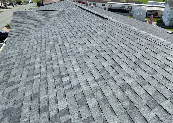 Partial roof replacement - The homeowner wanted to replace only a half of the roof. A new roof blends well with the other half now! Partial roof replacement - The homeowner wanted to replace only a half of the roof. A new roof blends well with the other half now!