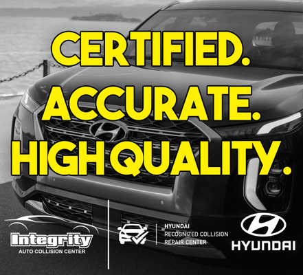 Manufacturer Certified - Manufacturer certified, we follow guidelines for every model, year, brand.
