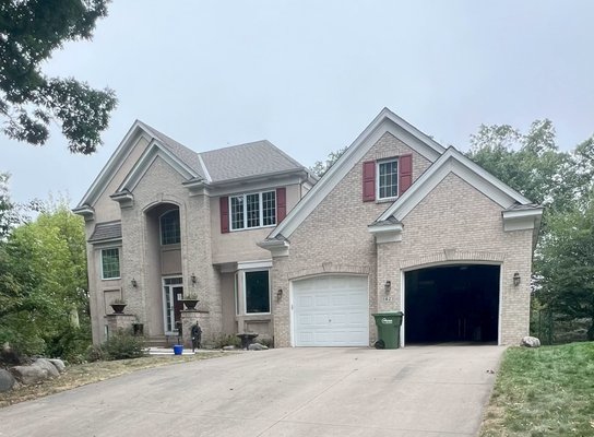 New roof Fridley - Class 4 GAF UHDZ shingles, weathered wood color.