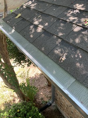 New Gutter Installation - New Gutters and Leaf Blaster Pro Leaf guards!!