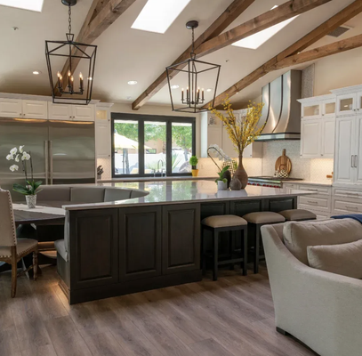 Modern Kitchen Remodel - This kitchen remodel modernized the heart of the home. We replaced outdated cabinets, countertops, and appliances to create a cohesive look that matches the recently updated rest of the house. The finished space is now both stylish and functional, blending seamlessly with the home’s overall design.
