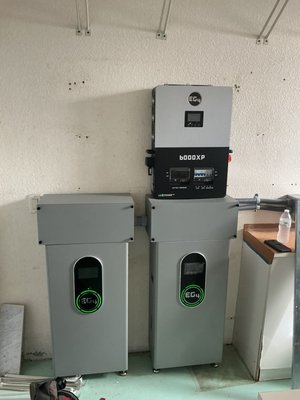 Whole Home Battery Installations - These battery installations includes a smart transfer switch, to automatically transfer power from the grid to backup batteries.