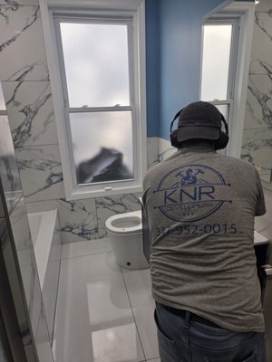 Bathroom remodel - This remodel was done as an upgrade for the clients. They wanted something with a modern look. Bathroom remodel - This remodel was done as an upgrade for the clients. They wanted something with a modern look.