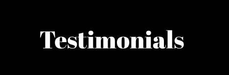 Testimonials - Check out our customer testimonials! Testimonials - Check out our customer testimonials!
