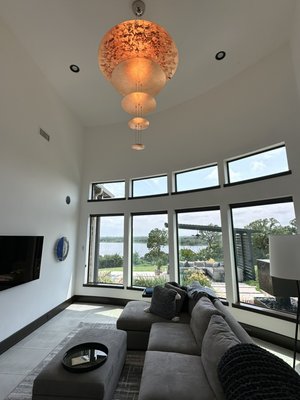 Catellani & Smith - We went from a builder grade fan to a beautiful chandelier. This fixture from Catellani & Smith is really an eye catcher Catellani & Smith - We went from a builder grade fan to a beautiful chandelier. This fixture from Catellani & Smith is really an eye catcher