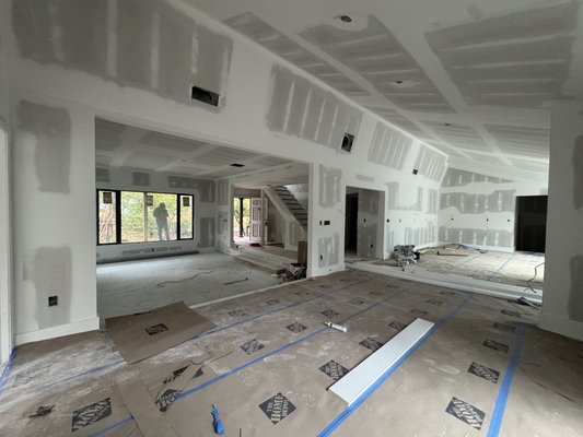 Entire home new drywall finishing - This is drywall work done on a full gut remodel and addition Entire home new drywall finishing - This is drywall work done on a full gut remodel and addition