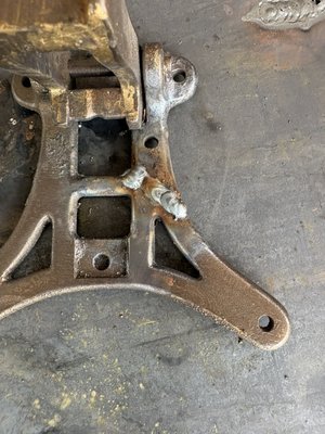 Antique hinge repair - This was a very old hinge from a book display. It was made of cast iron and cracked in half. I was able to weld it back together and blend away the weld so the repair isn’t noticeable Antique hinge repair - This was a very old hinge from a book display. It was made of cast iron and cracked in half. I was able to weld it back together and blend away the weld so the repair isn’t noticeable