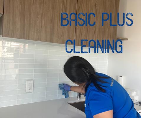 Basic Plus - Does your home feel like it’s lost its sparkle? If you are recovering from hosting house-guests, or simply haven’t cleaned your home in a while, Basic+ may be for you. In addition to all check-list items from the Basic package, we give ourselves some extra time to give your home the attention it deserves. Basic Plus - Does your home feel like it’s lost its sparkle? If you are recovering from hosting house-guests, or simply haven’t cleaned your home in a while, Basic+ may be for you. In addition to all check-list items from the Basic package, we give ourselves some extra time to give your home the attention it deserves.