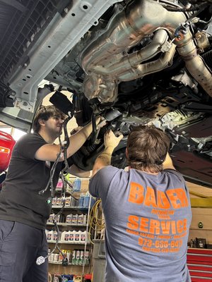 Vehicle Diagnostics - Good repairs start with accurate diagnostics. 

Whether it’s a check engine light, an unusual noise, an electrical issue, or a mechanical problem, Bauer Automotive Service takes the time to find the root cause of vehicle issues, not just the symptoms.

We put in the extra effort to fix your vehicle issues right the first time and to make sure your concerns are addressed.
