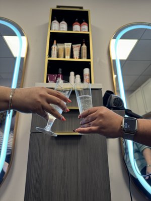 A TOAST TO YOUR HAIR? - Here at Curl Bar Beauty we celebrate making your hair feel the best its ever been.